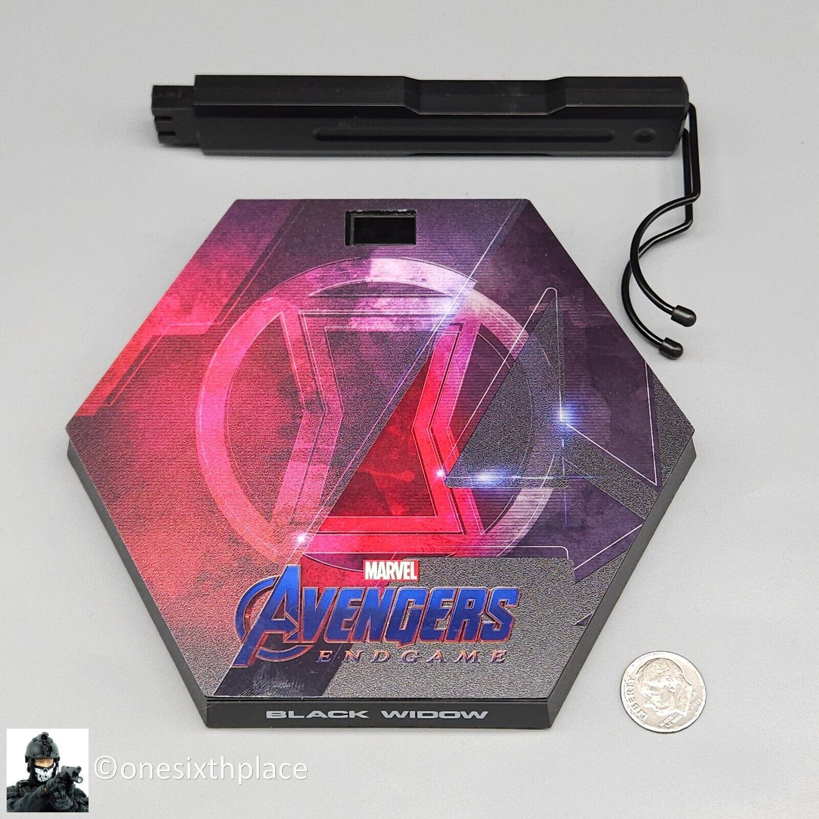 1:6 scale Hot Toys Avengers Endgame Black Widow Display Stand for 12" Figures