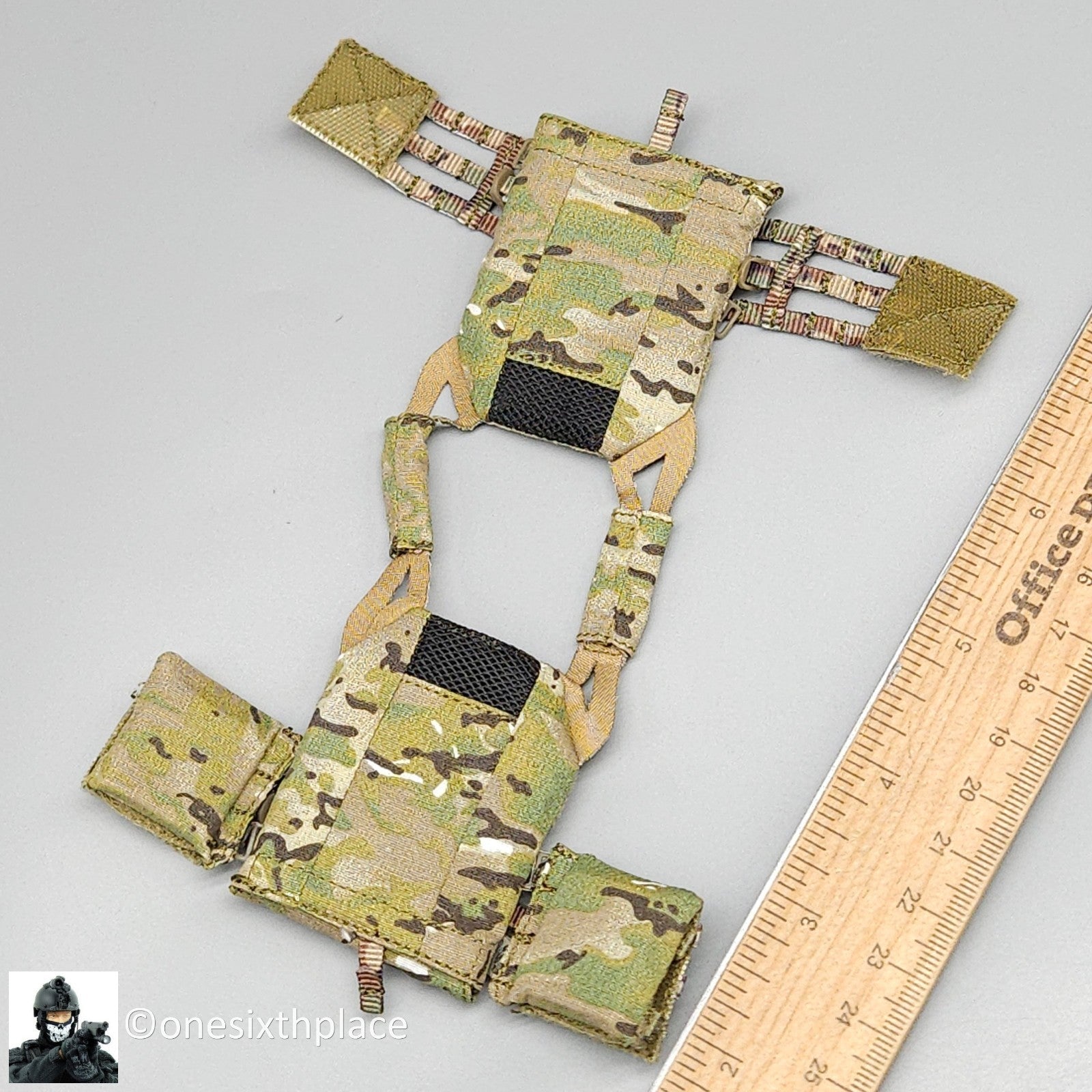 1:6 scale Easy & Simple Coalition Forces Multicam JPC Plate Carrier 26065RA