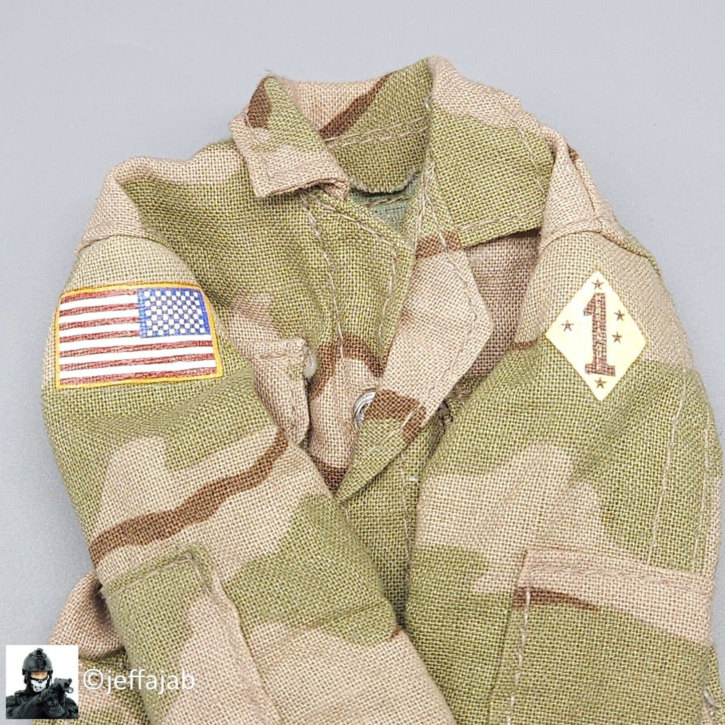 1:6 BBI Freedom Force USMC 1st Marine Div Desert Camo Uniform for 12" Figures
