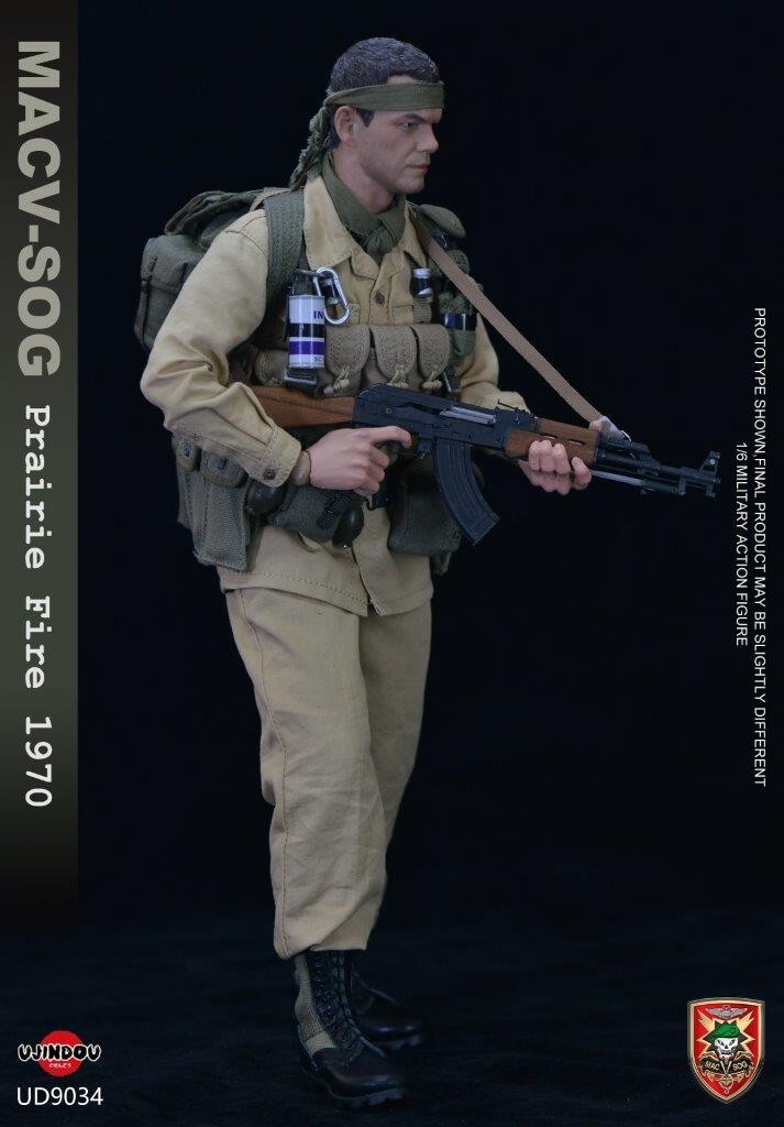 1:6 Ujindou Vietnam MACV-SOG Prairie Fire 1970 12" Action Figure UD9034