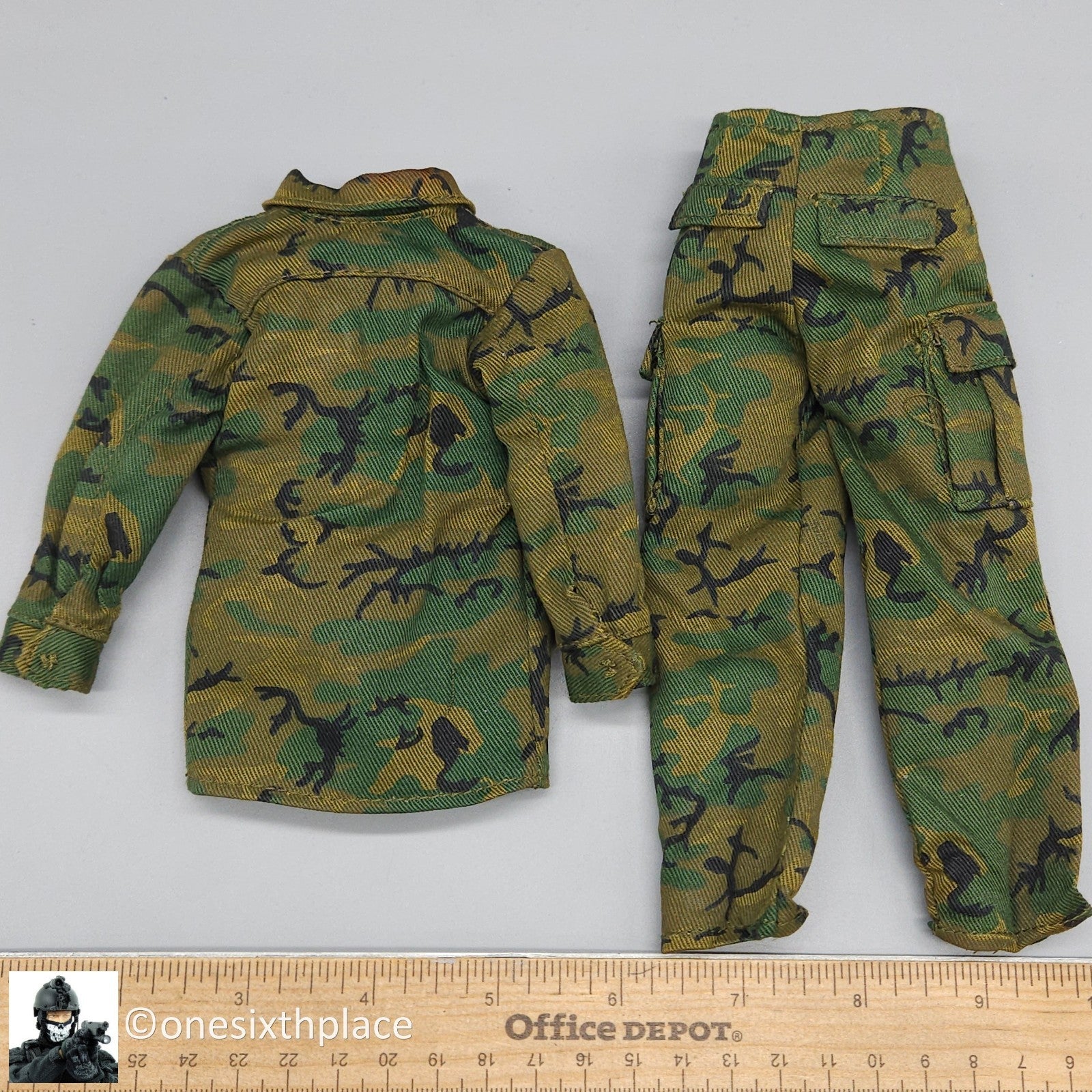 1:6 scale Ultimate Soldier Vietnam SEAL ERDL Camo Uniform for 12" Figures USMC