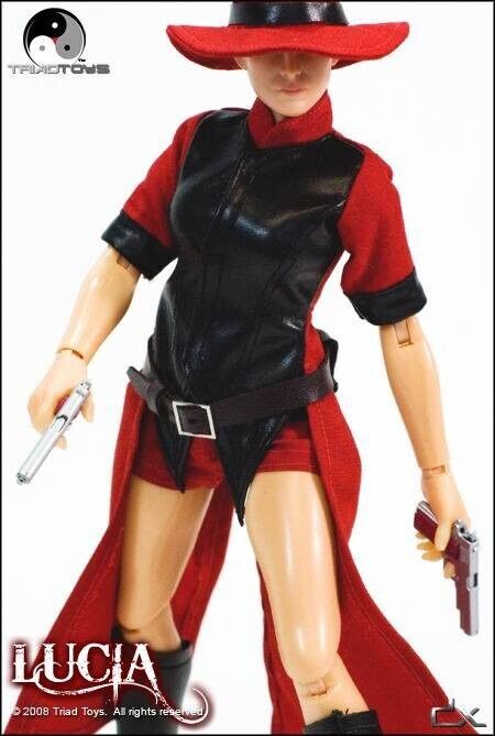 1:6 Triad Toys Lucia DX Limited Edition Female Red Hat for 12" Figures