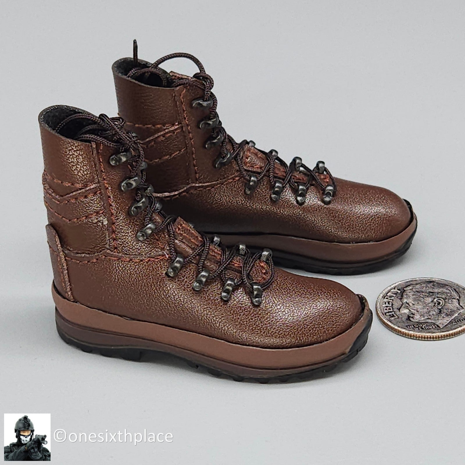 1:6 scale Easy & Simple British Army Brigade of Gurkhas Altberg Defender Boots