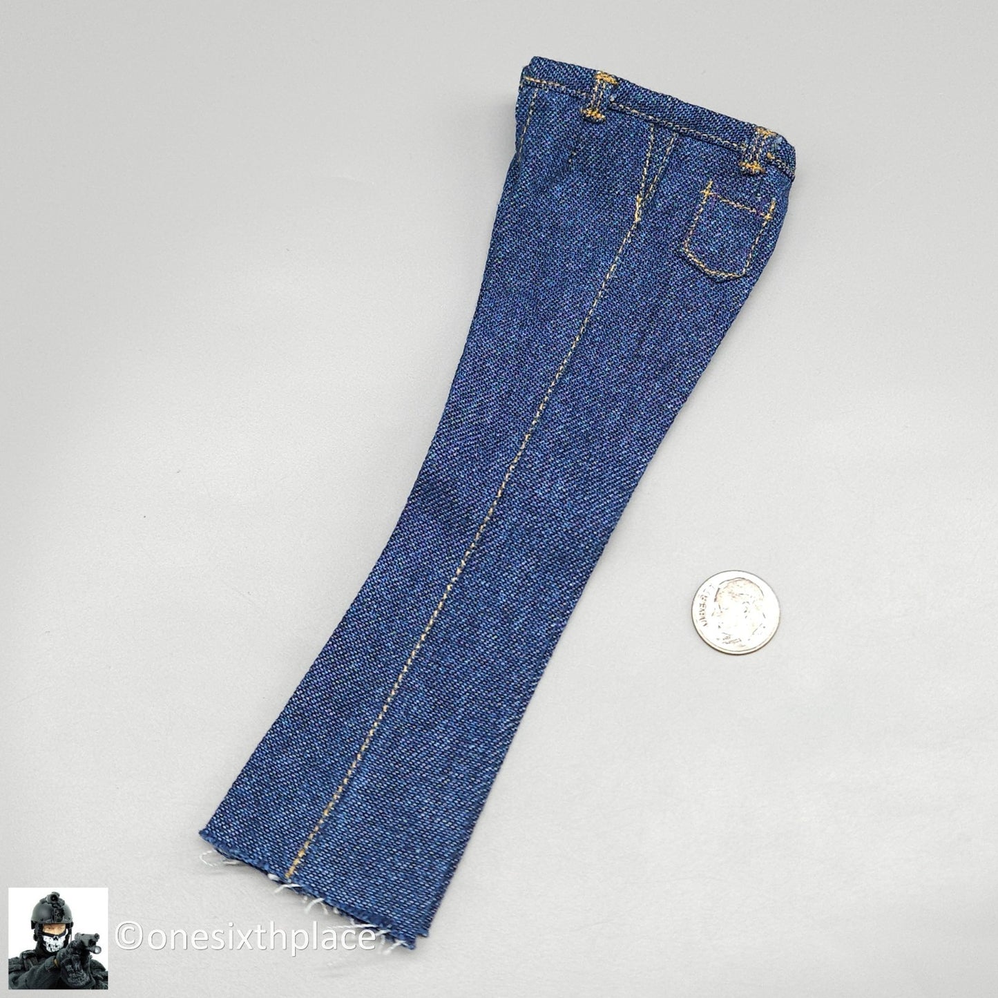 1:6 scale Triad Toys Female Boot Cut Denim Jeans for 12" Figures