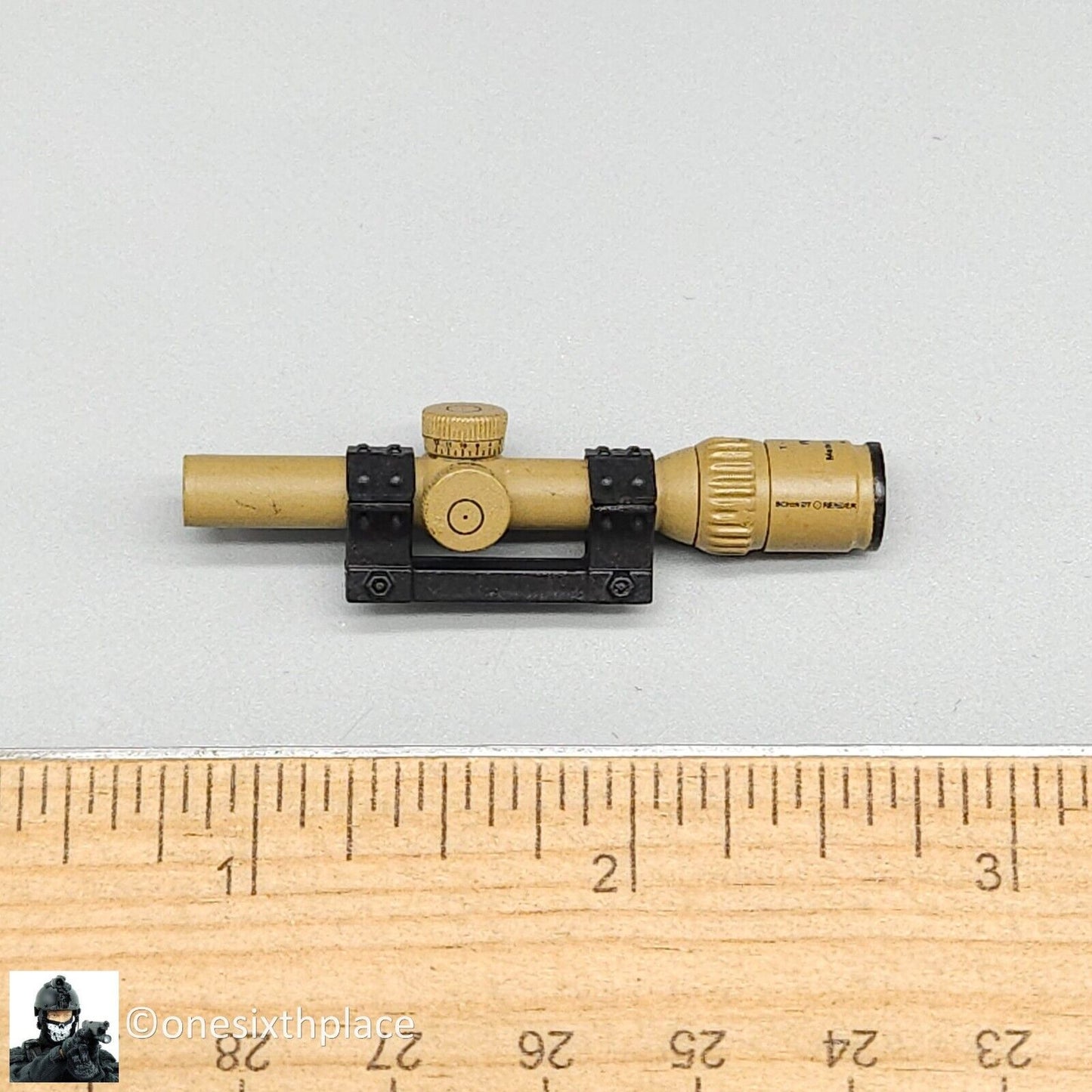 1:6 Easy & Simple PMC Weapon Set C 1-8x24 FDE Rifle Scope for 12" Figures