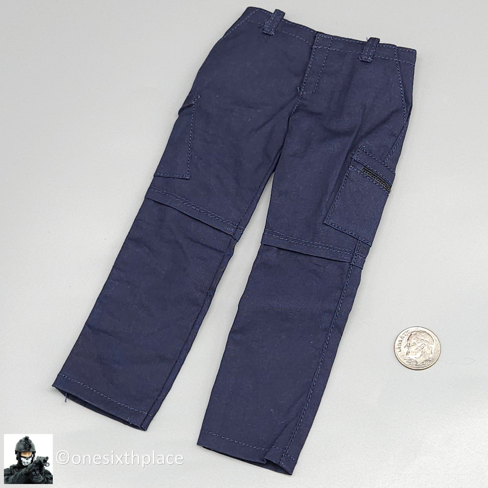 1:6 scale Easy & Simple Coalition Forces SAS Special Blue Pants for 12" Figures