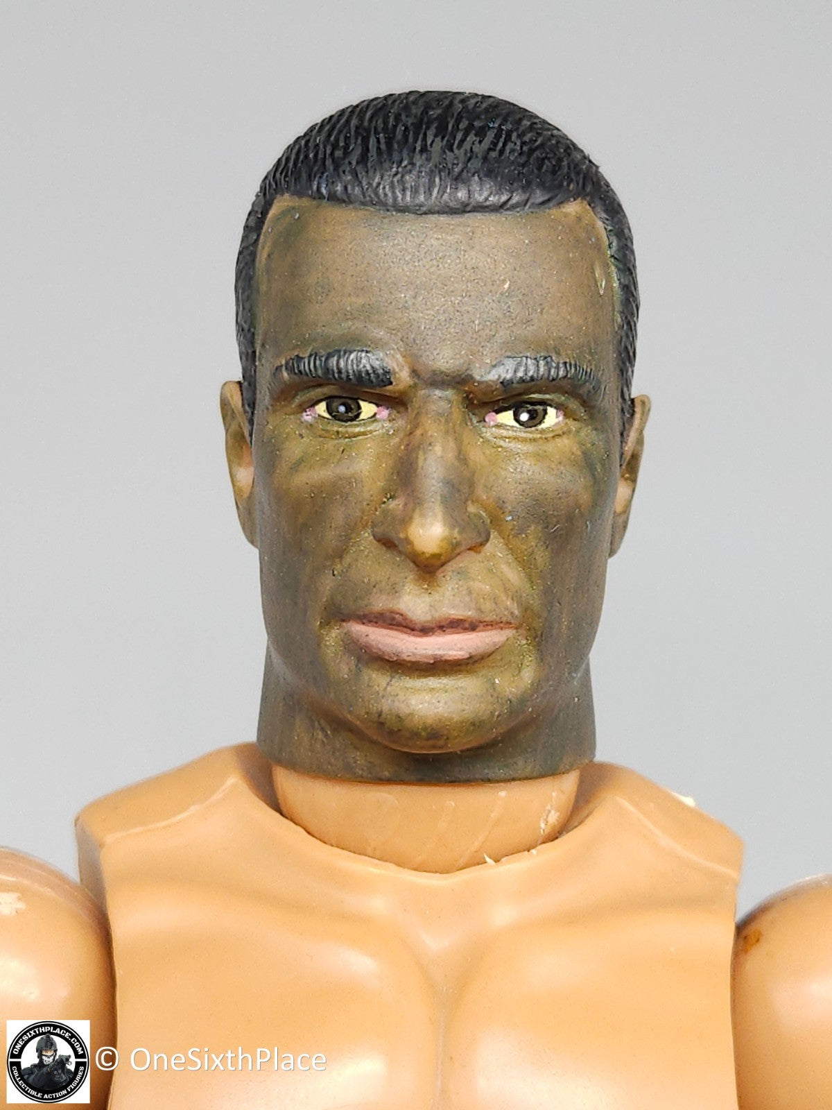 1:6 Ultimate Soldier Male Nude Body w/ Camo Face Head Sculpt for 12" Figures