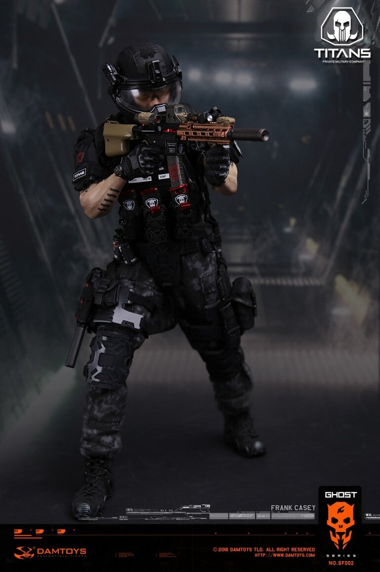1:6 scale DamToys SF002 GHOST SERIES TITANS PMC Frank Casey 12" Figure