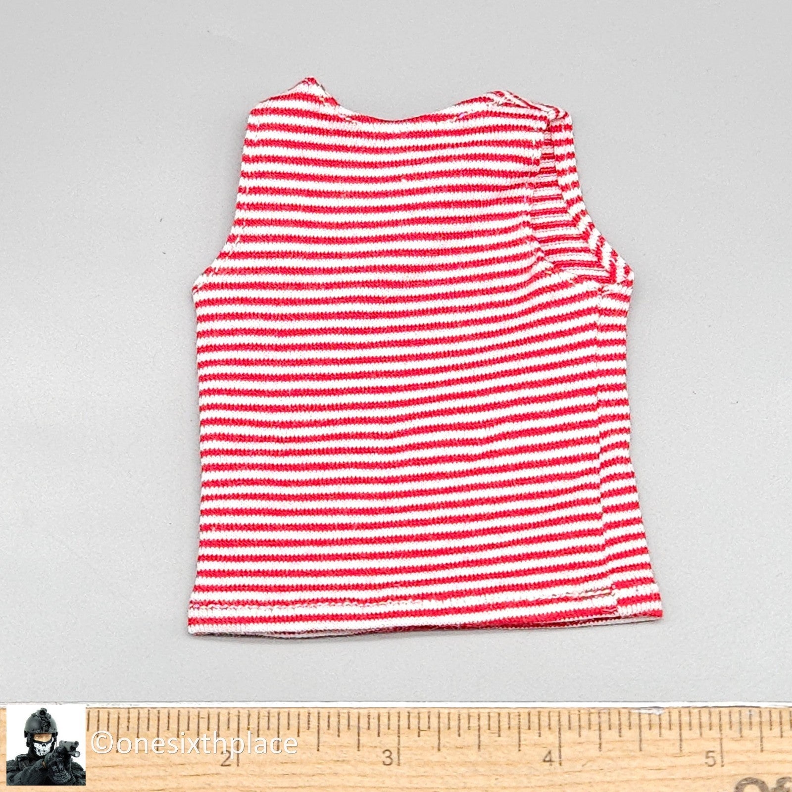 1:6 DamToys Russian Spetsnaz Vityaz Red Striped T-Shirt for 12" Figures