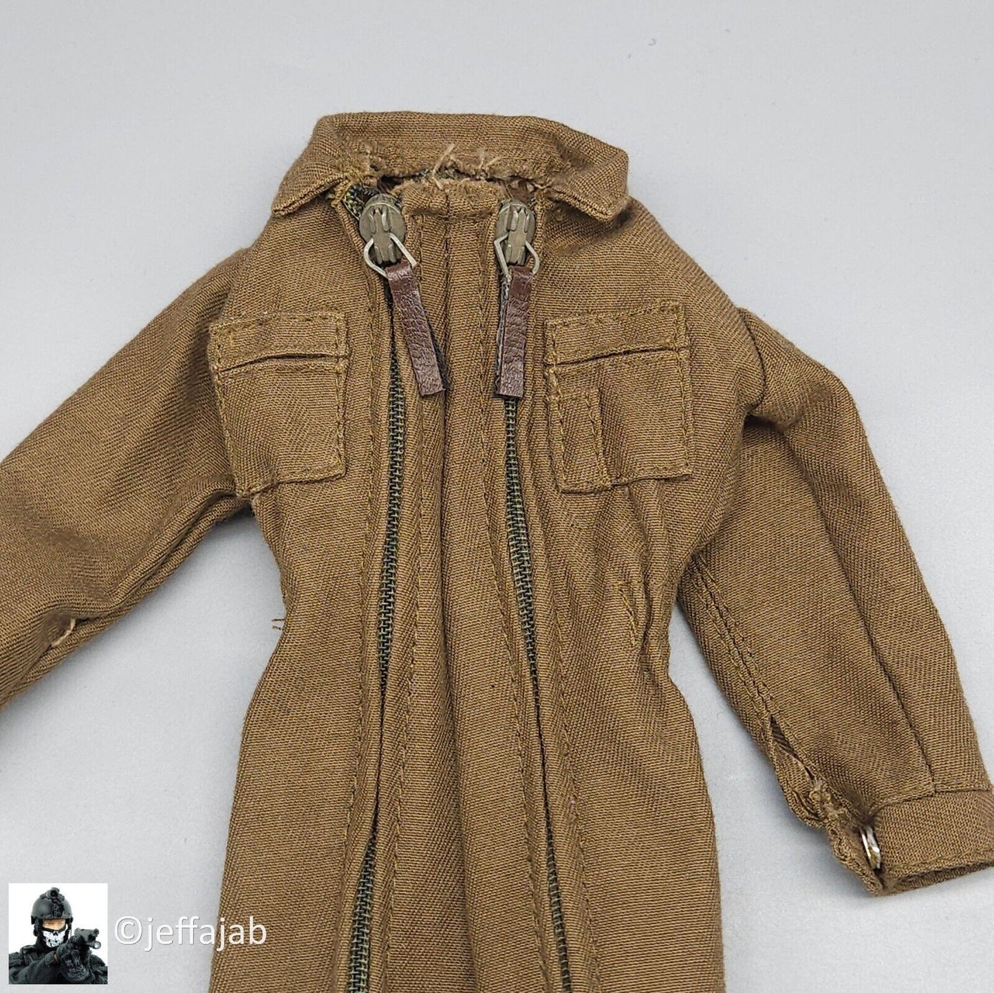 1:6 Ultimate Soldier Navy SEAL HALO Brown Jumpsuit Flight Suit for 12" Figures