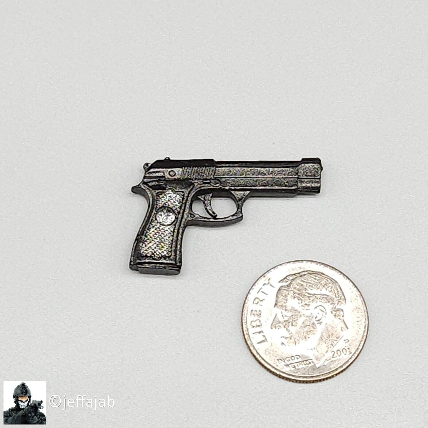 1:6 scale Create Models Female Sniper Girl Songbird Small Metal Pistol