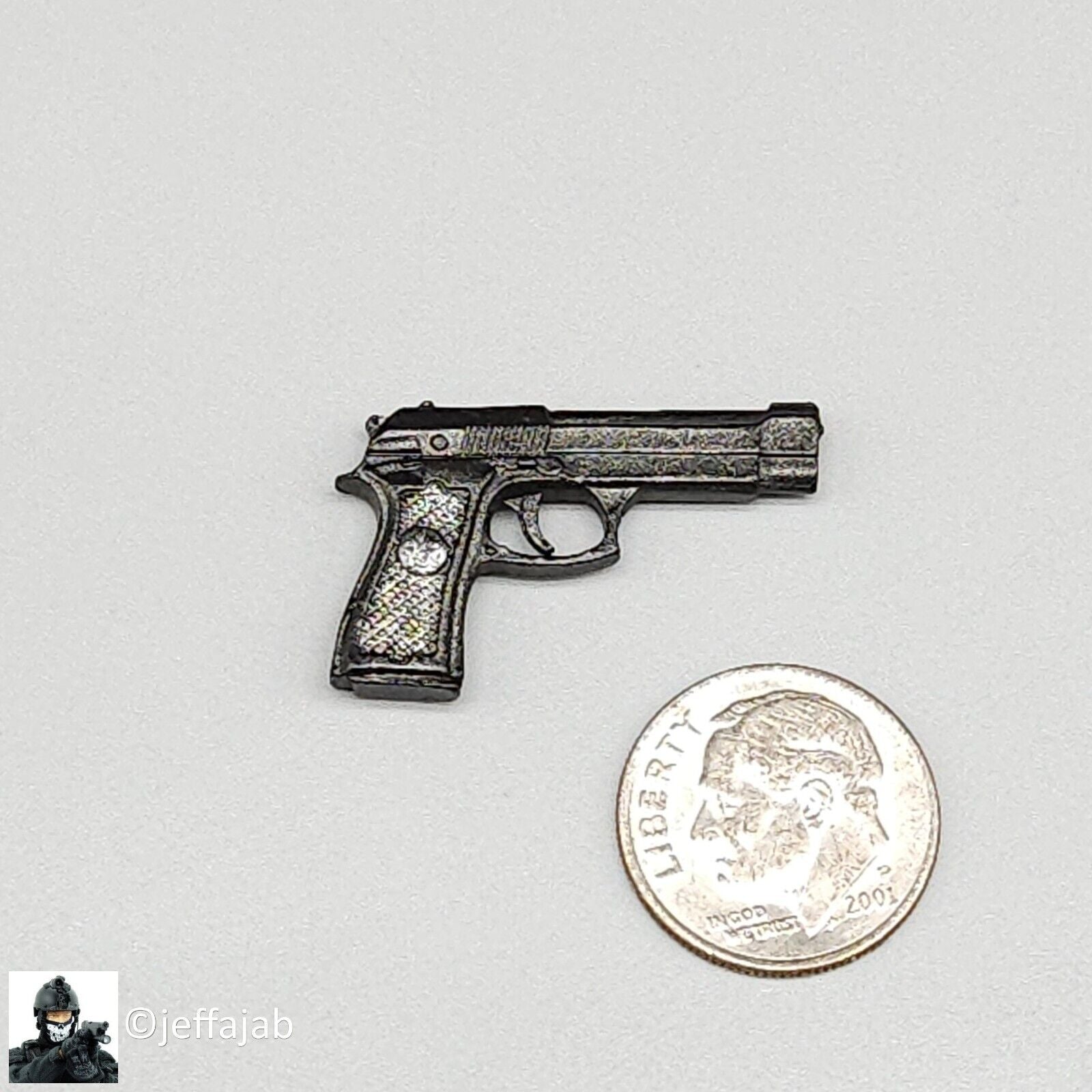 1:6 scale Create Models Female Sniper Girl Songbird Small Metal Pistol