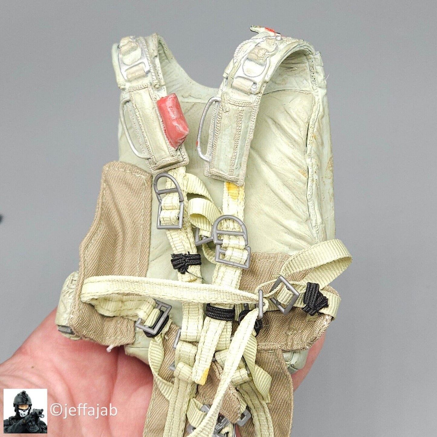 1:6 Ultimate Soldier Navy SEAL HALO Molded Parachute Pack for 12" Figures