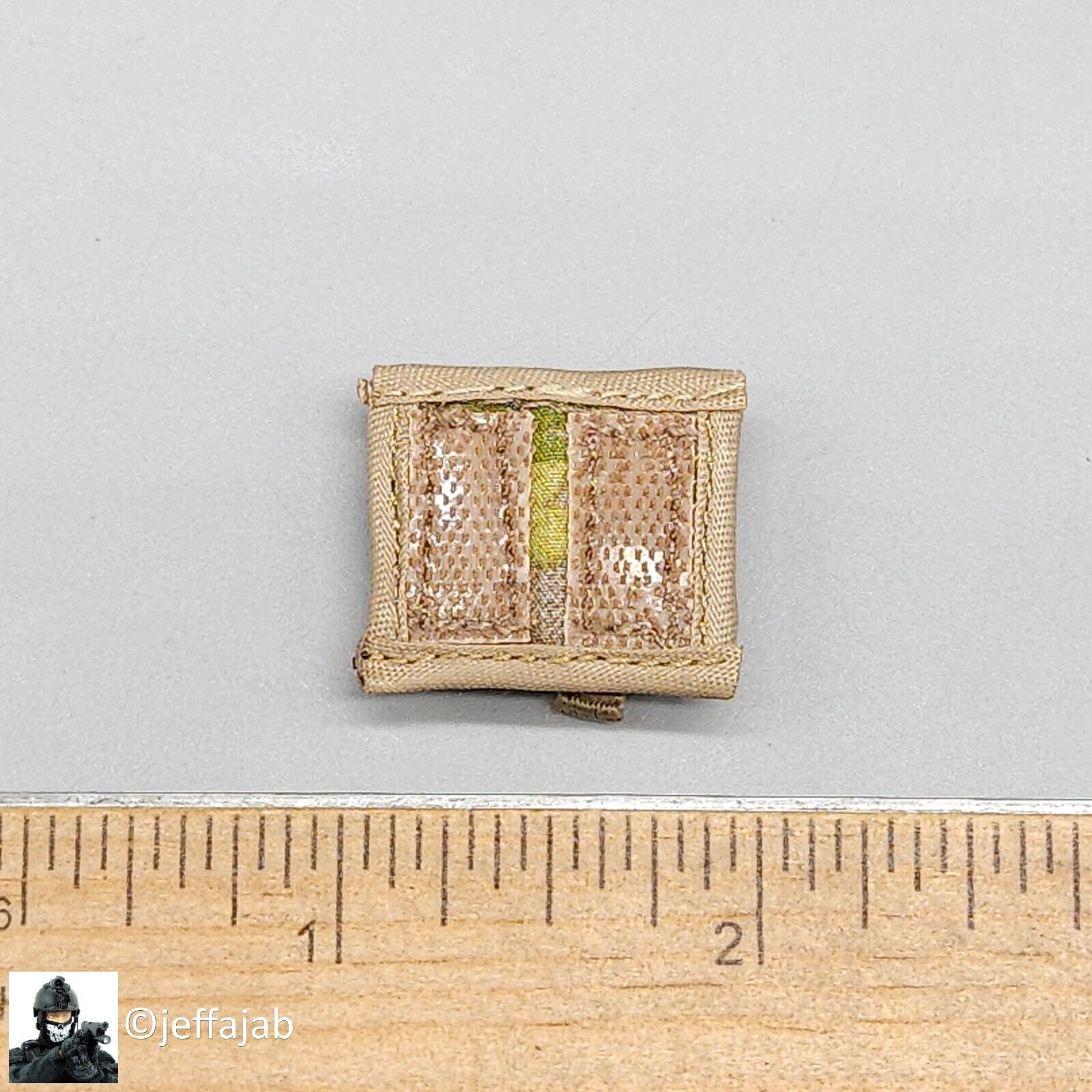 1:6 Soldier Story Multicam Helmet Battery Pouch 12" GI Joe DamToys Dragon