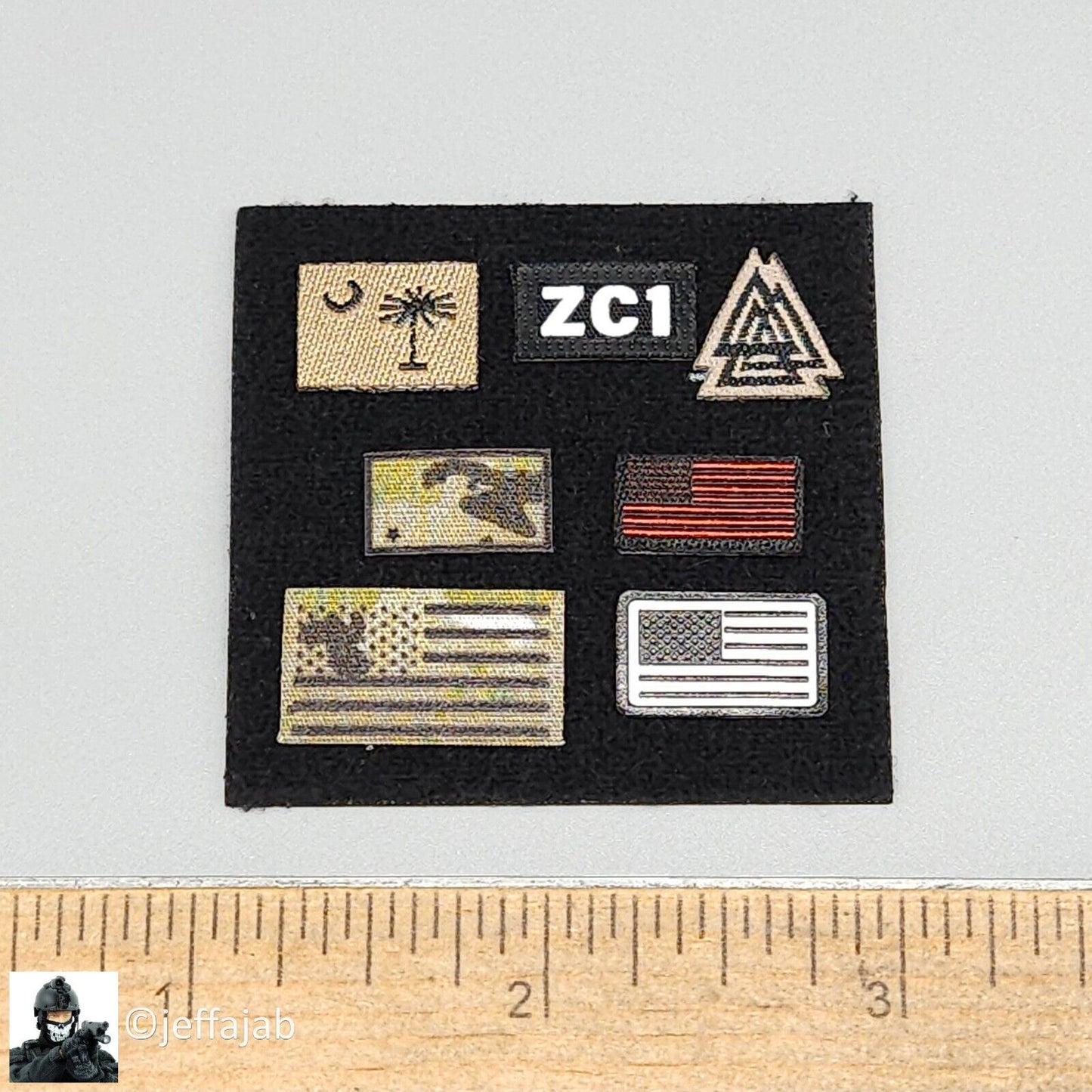 1:6 scale Easy & Simple Delta Force Chronology 2022 Patches Set