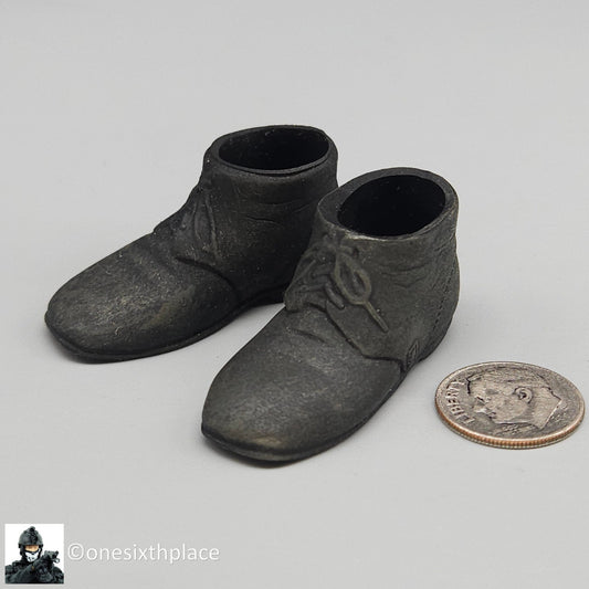 1:6 scale Sideshow Civil War Brogans Shoes (Foot Type) for 12" Figures