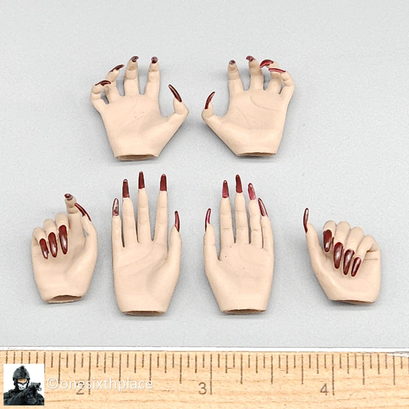1:6 TBLeague PL2022-202A Hell’s Messenger Golden Female Hands for 12" Figures