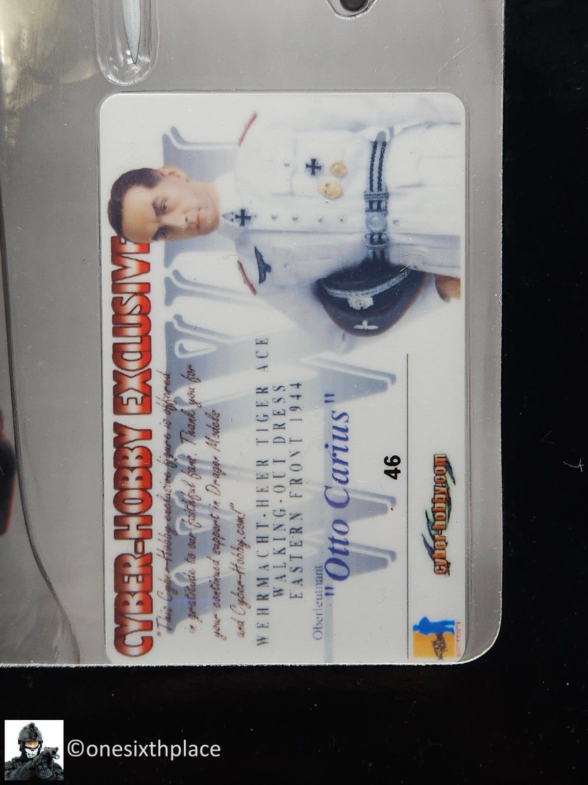 1:6 Dragon Cyber-Hobby WWII German Commander Oberleutnant Otto Carius 12" Figure