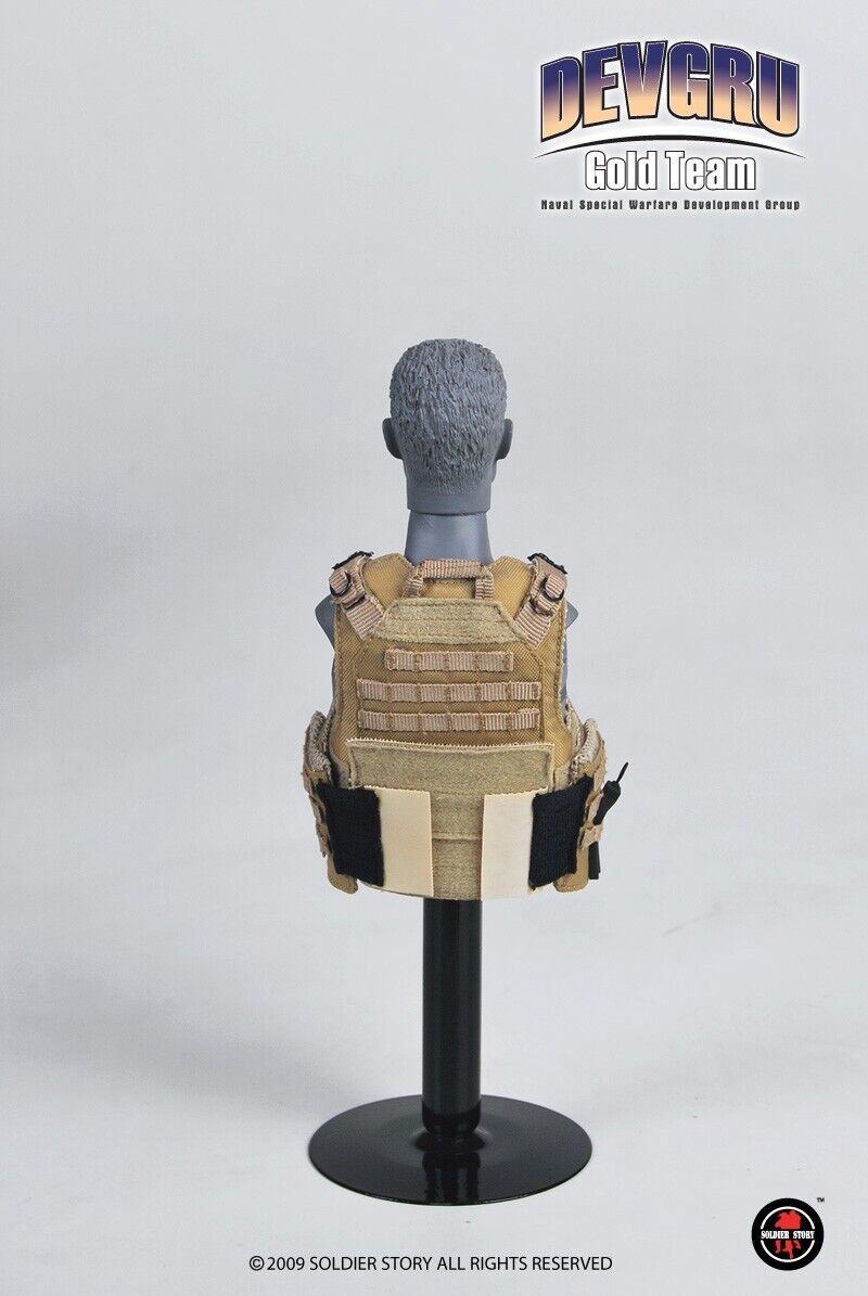 1:6 scale Soldier Story DEVGRU Gold Team Tan Plate Carrier for 12" Figures