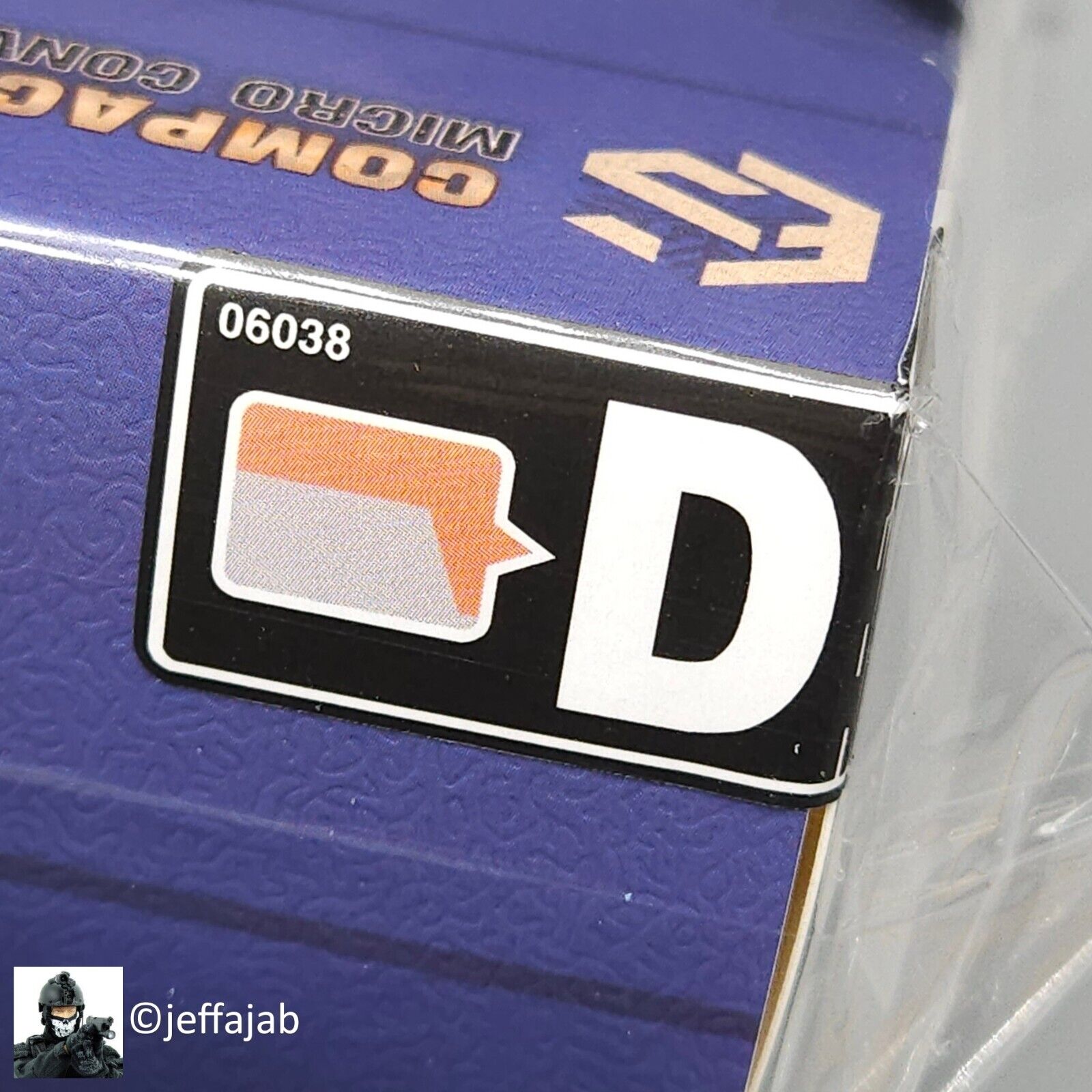 1:6 scale Easy & Simple Compact Weapons #1 - Micro Conversion Set D Orange PDW