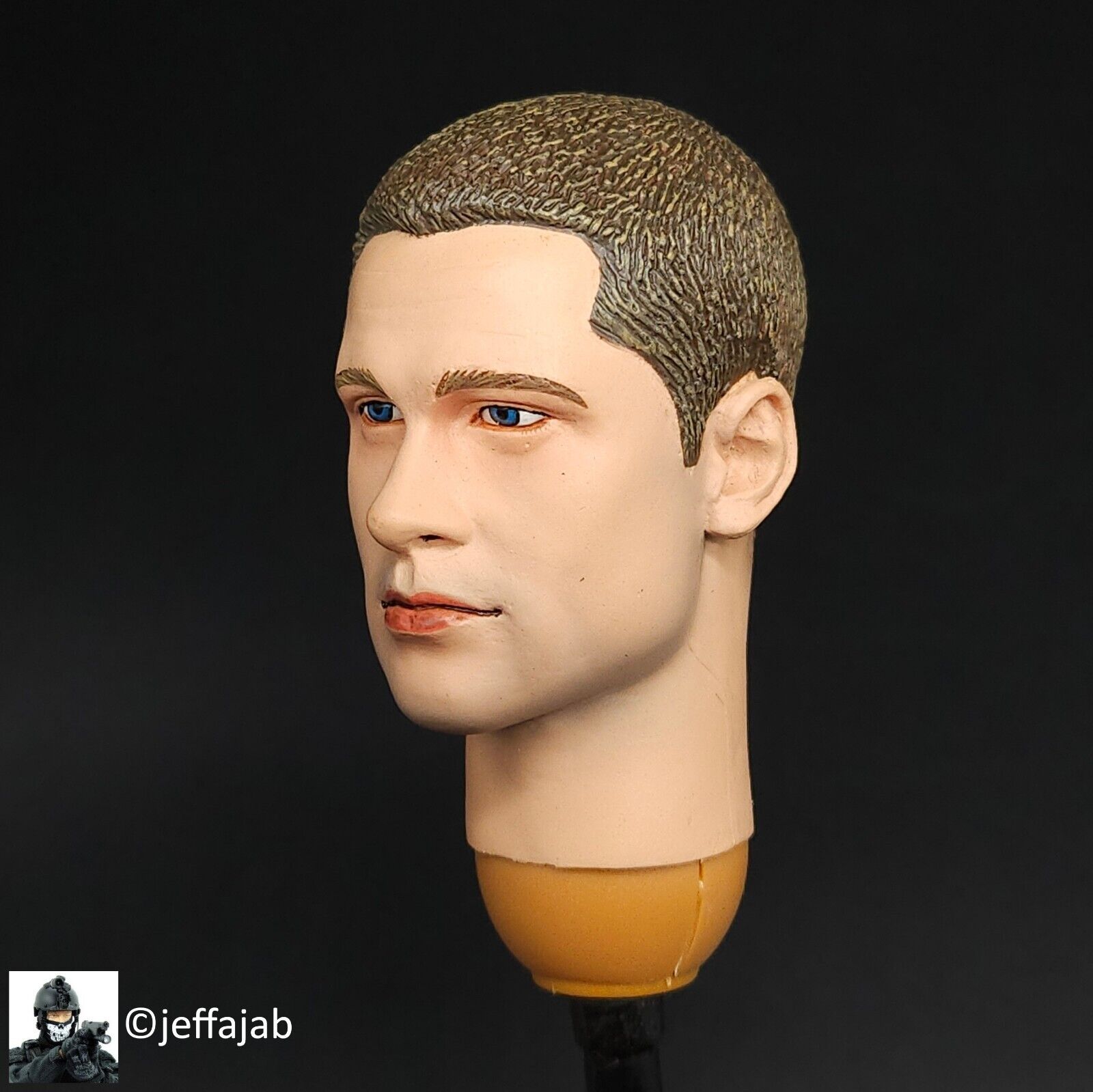 1:6 Hot Toys USMC Operation Iraqi Freedom Sniper Male Head Sculpt for 12" Figure