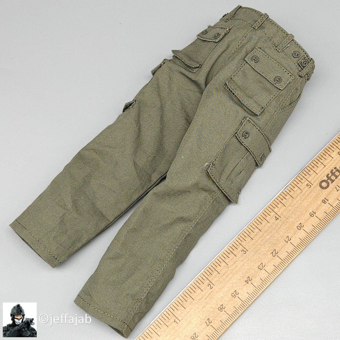 1:6 Ujindou Vietnam MACV-SOG Recon Team OD Green Uniform 12" Figures