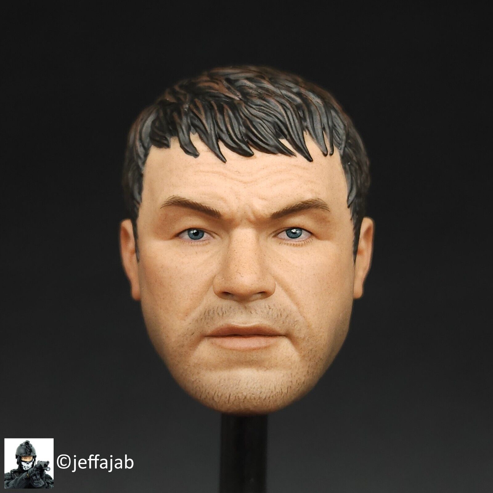 1:6 Easy & Simple Russian FSB Spetsnaz ALPHA Male Head Sculpt for 12" Figures