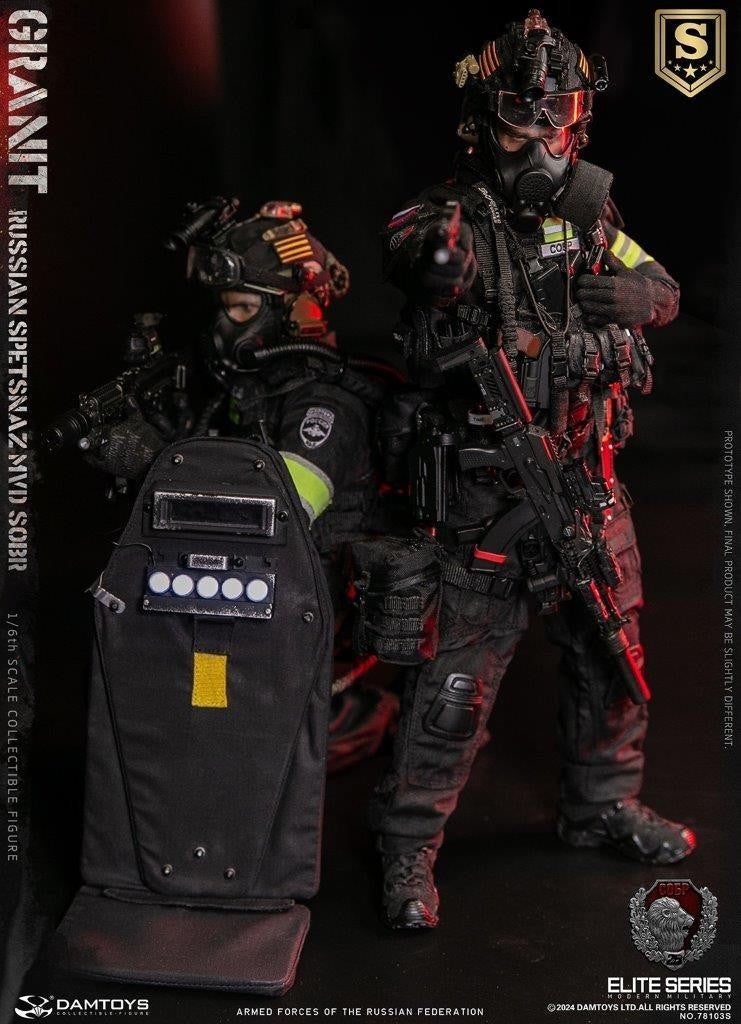 1:6 scale DamToys Russian Spetsnaz MVD SOBR GRANIT SPECIAL VER 12" Figure 78103S