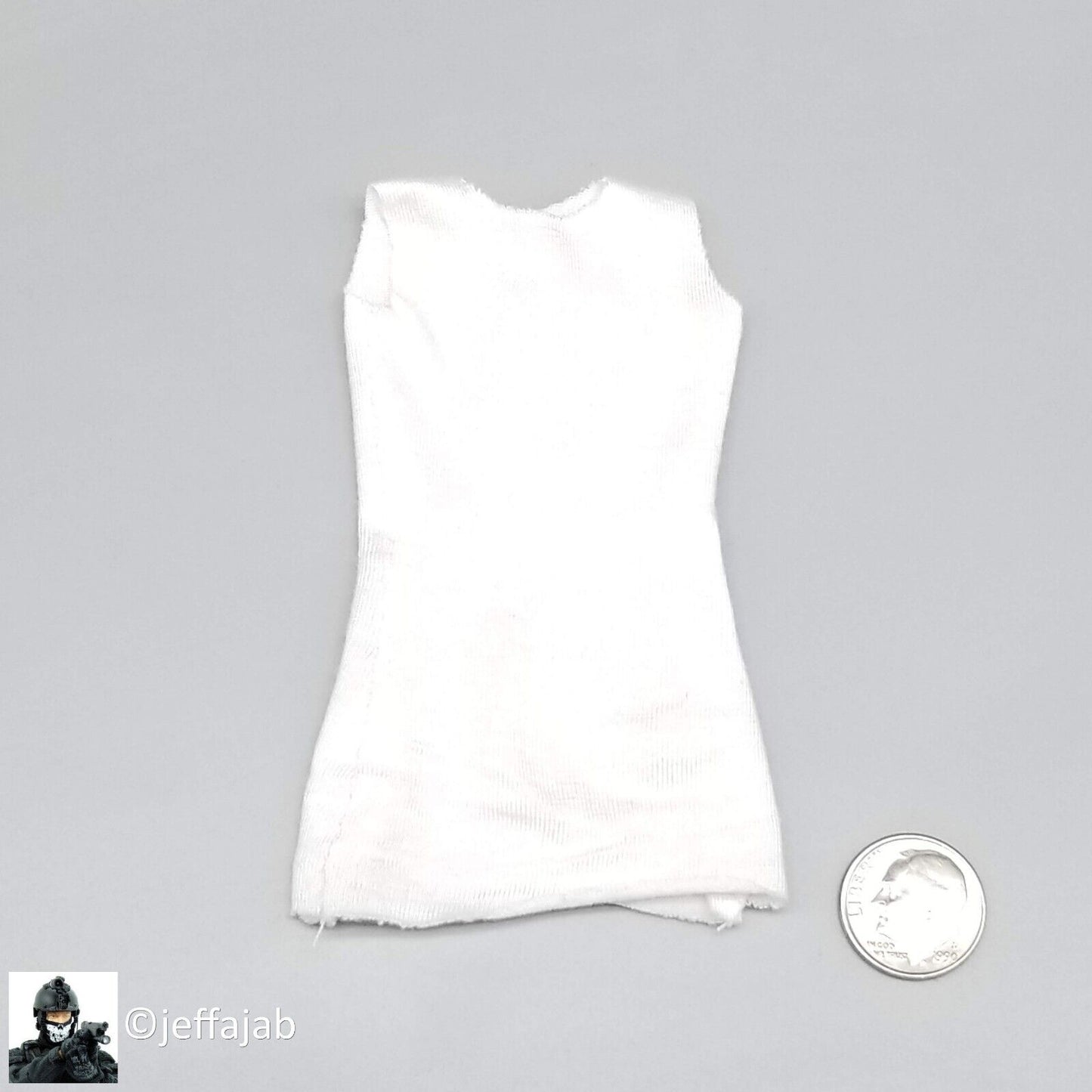 1:6 Ujindou Female Viet Cong Guerilla White Underwear Shirt 12" Vietnam NVA