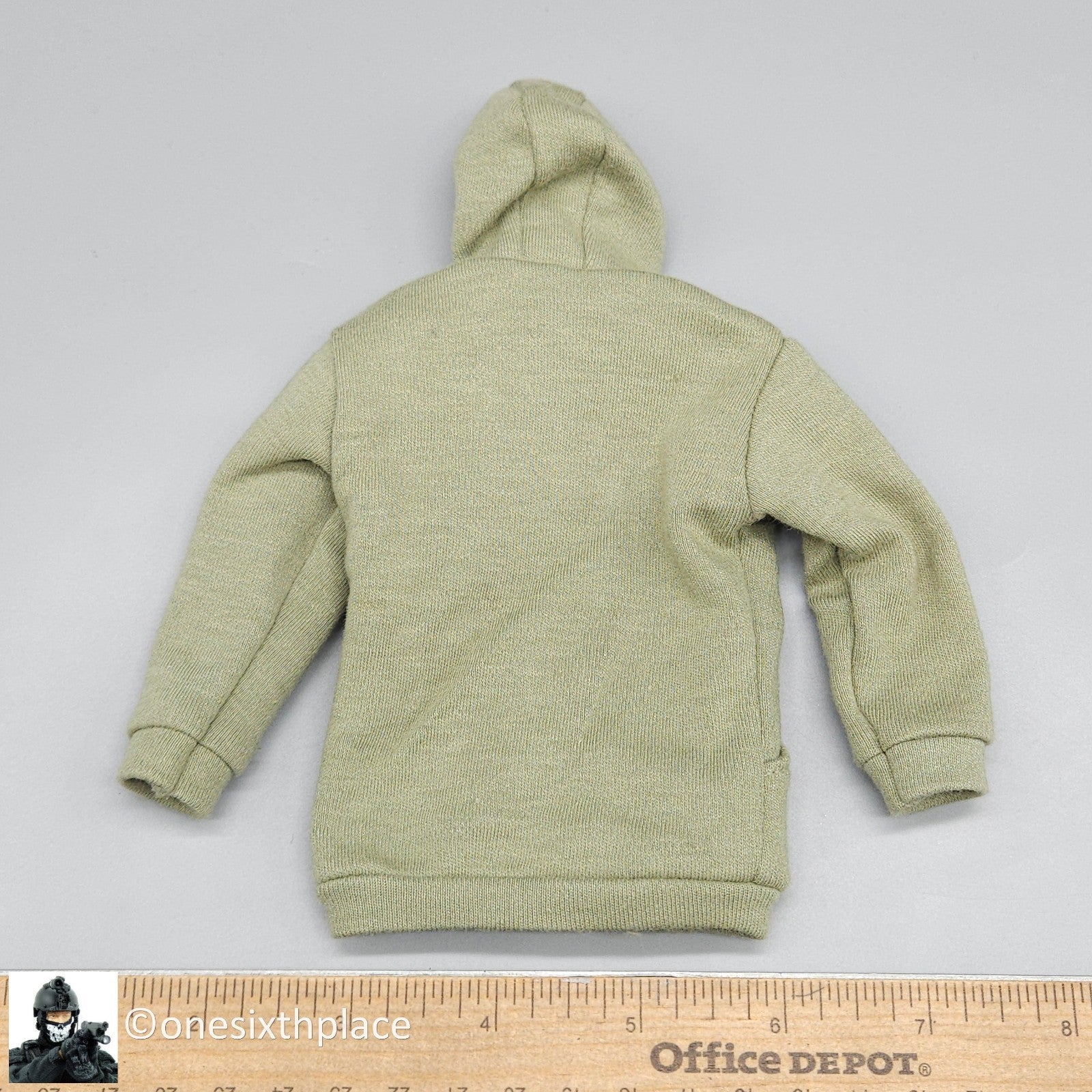 1:6 scale Dragon CIA Agent Jones Mens Green Hoodie for 12" Figures