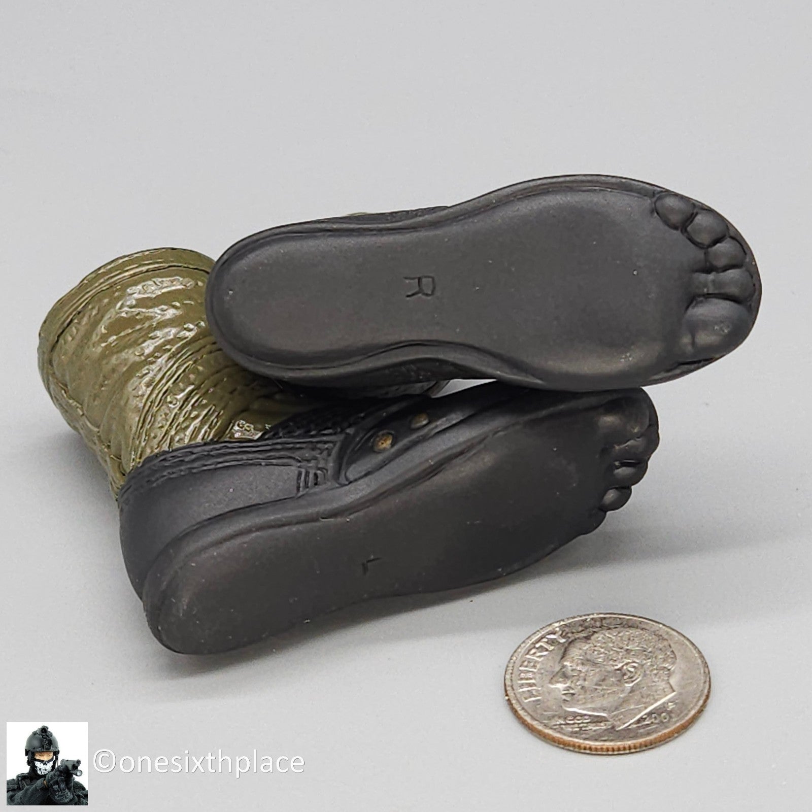 1:6 scale Ultimate Soldier Vietnam SEAL Footprint Jungle Boots for 12" Figures
