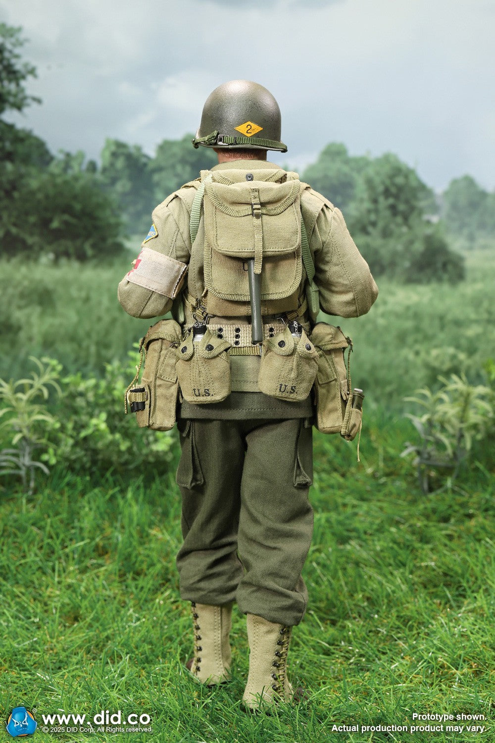 1:6 Scale DiD WWII US 2nd Ranger Battalion Medic Wade 12" Figure A80189