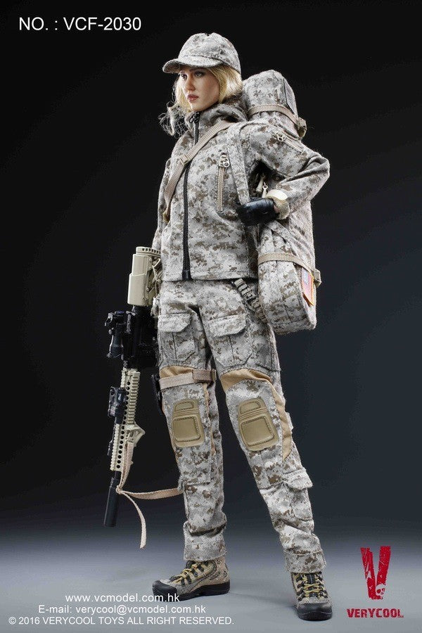 1:6 Very Cool Female AOR1 Camo Hat for 12" Figures