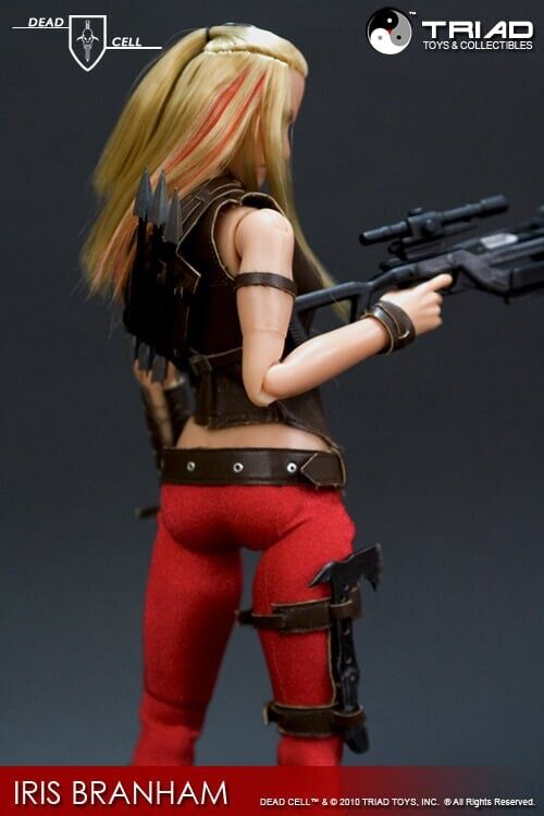 1:6 Triad Toys Dead Cell Iris Branham Female Blond Head Sculpt for 12" Figures