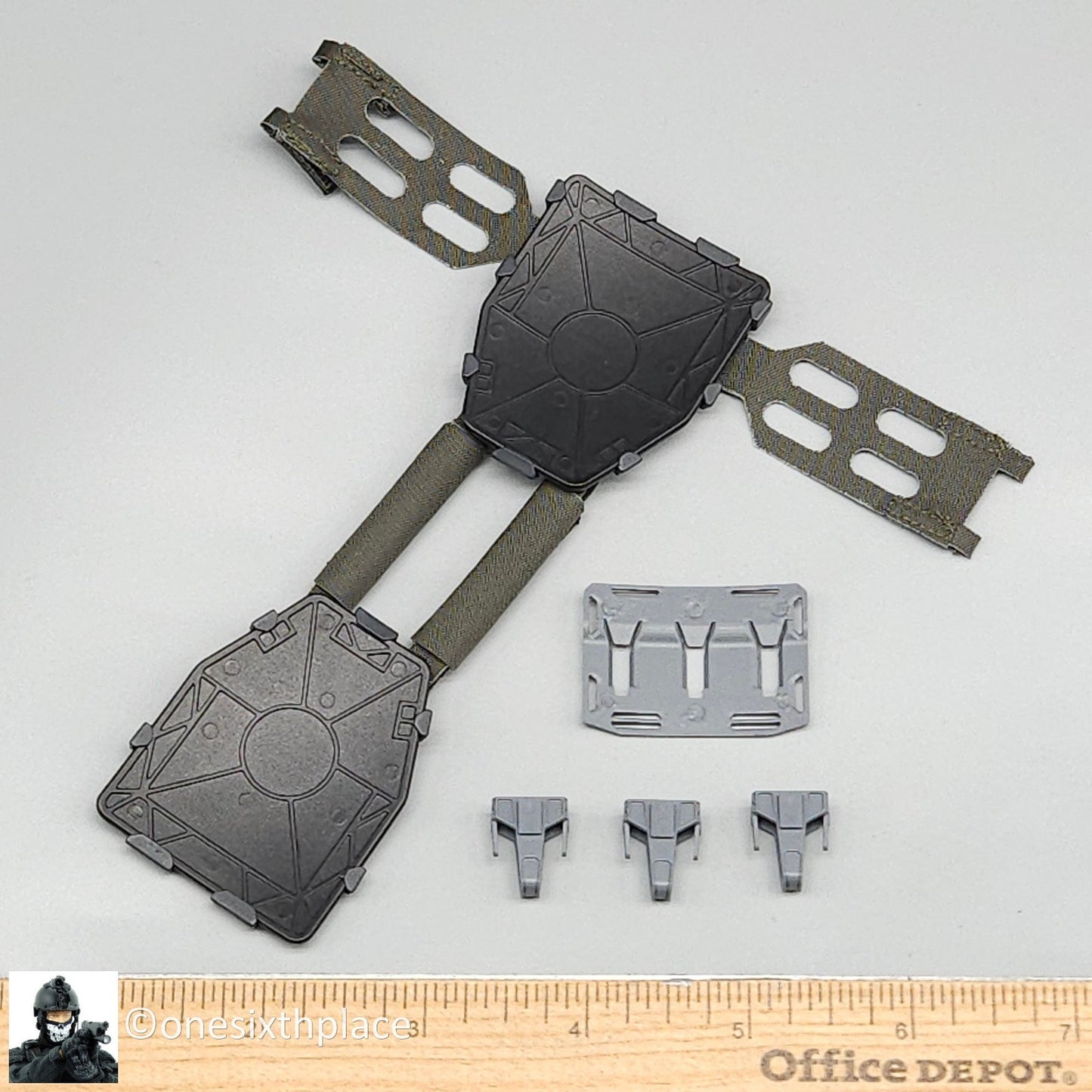 1:6 Easy & Simple PMC Plate Frame Plate Carrier w/ SMR Pouches