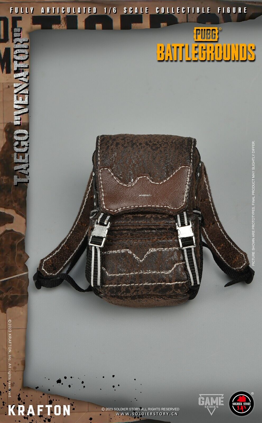 1:6 Soldier Story PUBG Battlegrounds Female Taego Backpack