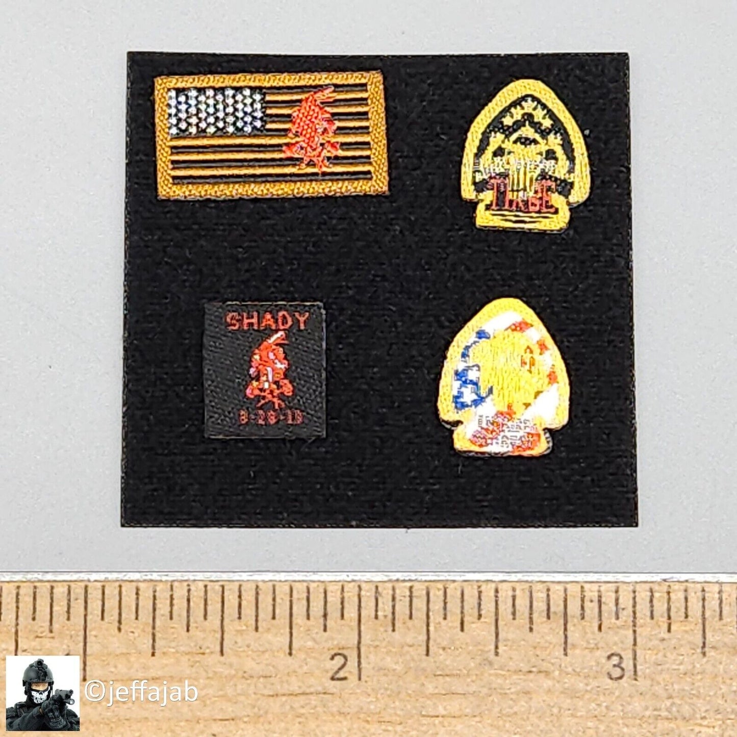 1:6 Easy & Simple Recce Element Navy SEAL Patches for 12" Figures