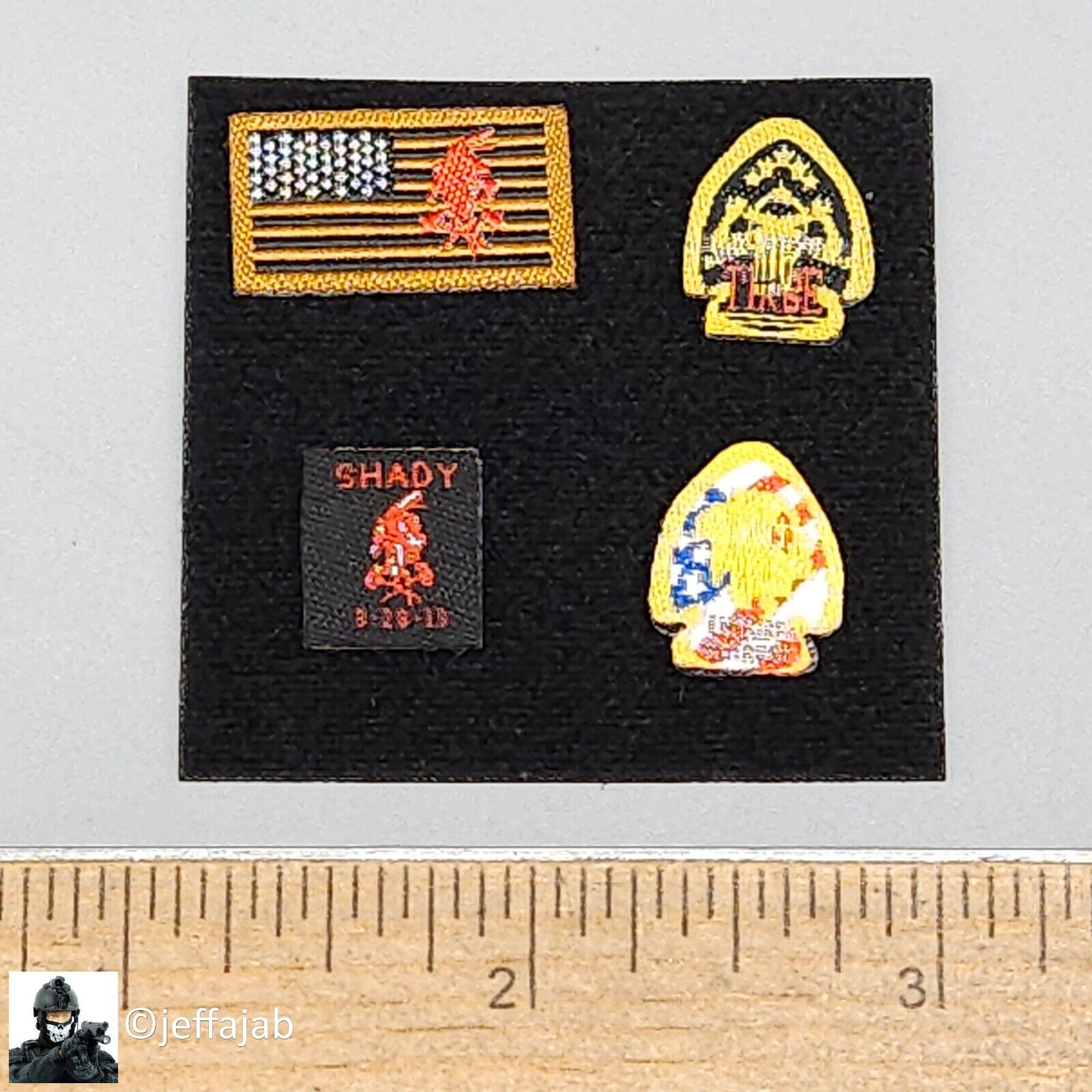 1:6 Easy & Simple Recce Element Navy SEAL Patches for 12" Figures