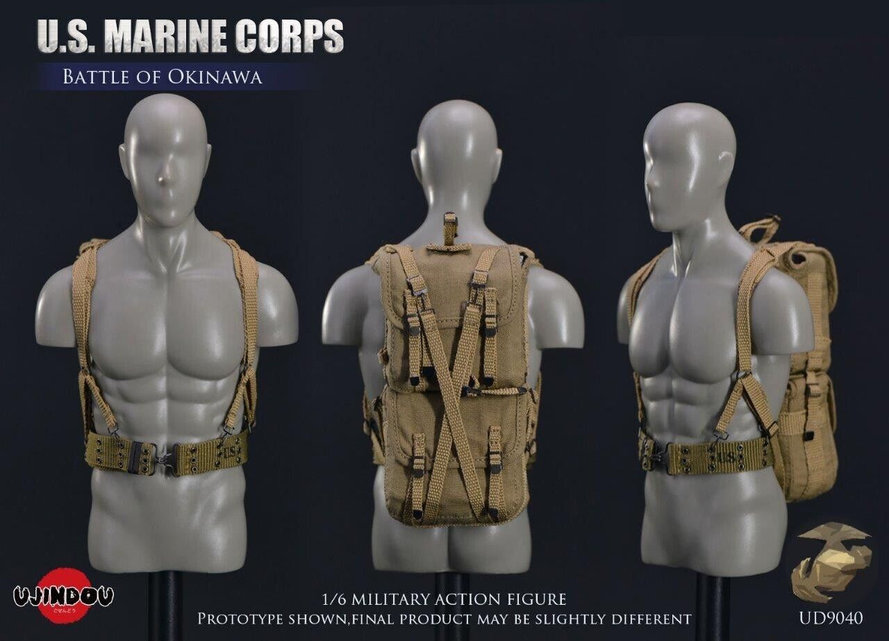 1:6 scale Ujindou WWII US Marine Corps in Okinawa Metal Shovel for 12" Figures