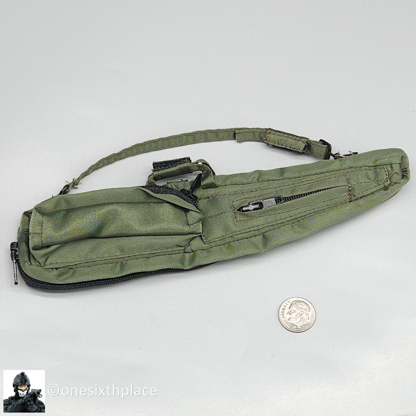 1:6 IN Toyz Green Sniper Drag Bag for 12" Figures