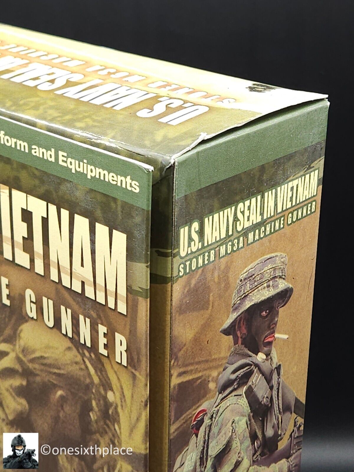 1:6 Scale Hot Toys US Navy SEAL in Vietnam Stoner M63A Machine Gunner 12" Figure