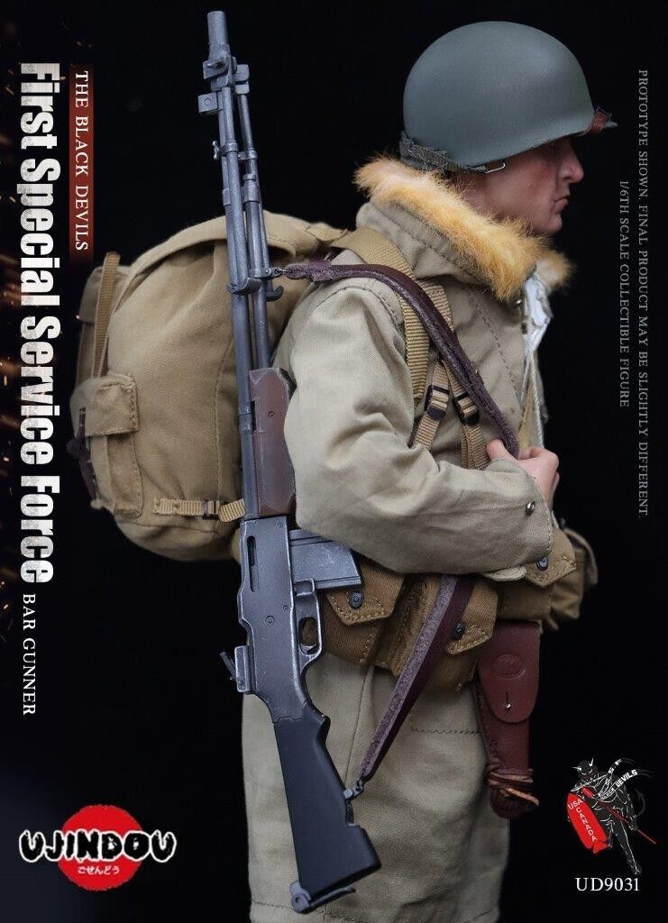 1:6 scale Ujindou WWII First Special Service Force BAR Gunner Grenade #2