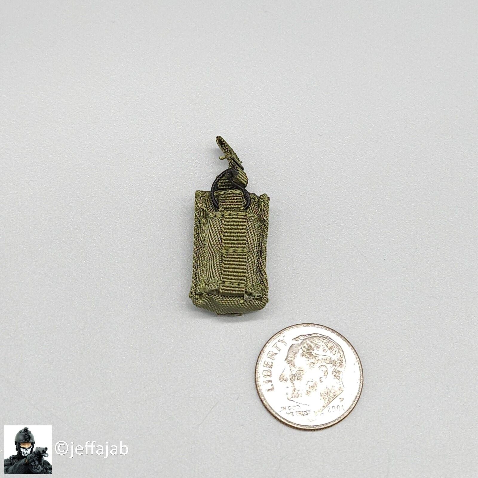 1:6 Soldier Story The Division 2 Agent Brian Johnson Green Pistol Mag Belt Pouch