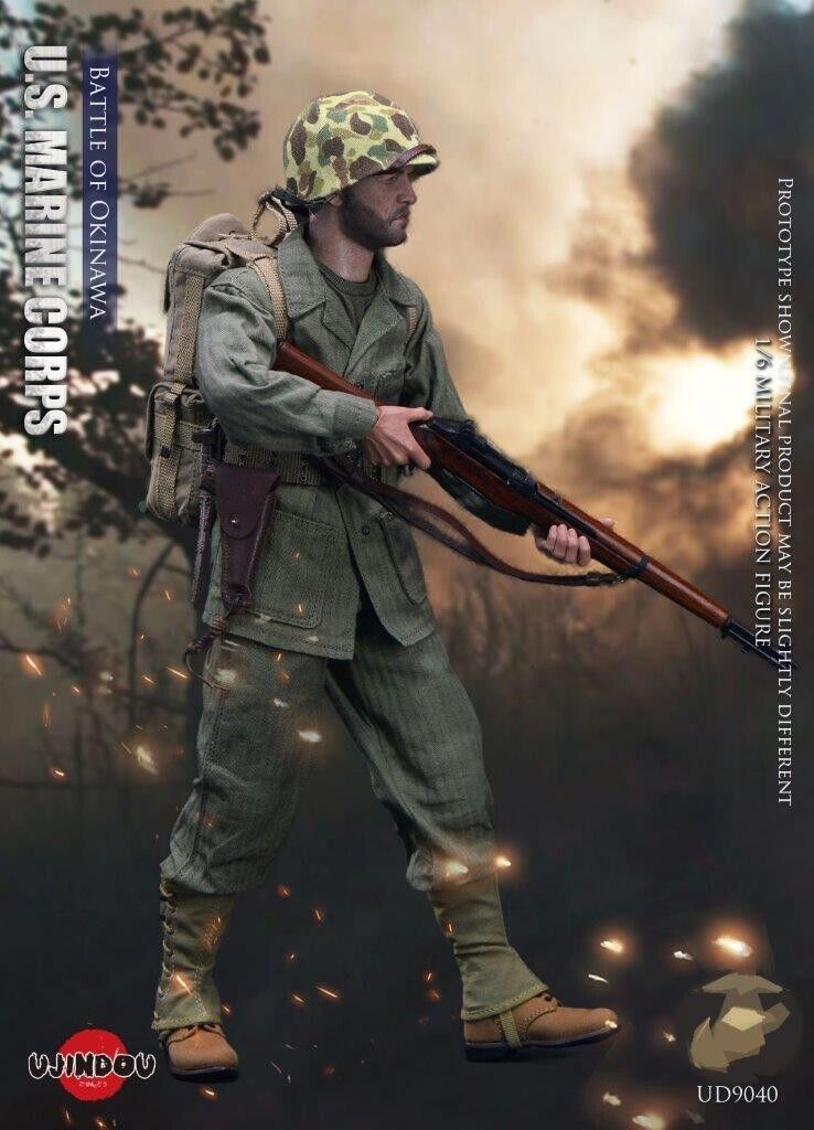 1:6 scale Ujindou WWII US Marine Corps in Okinawa 12" Figure UD9040