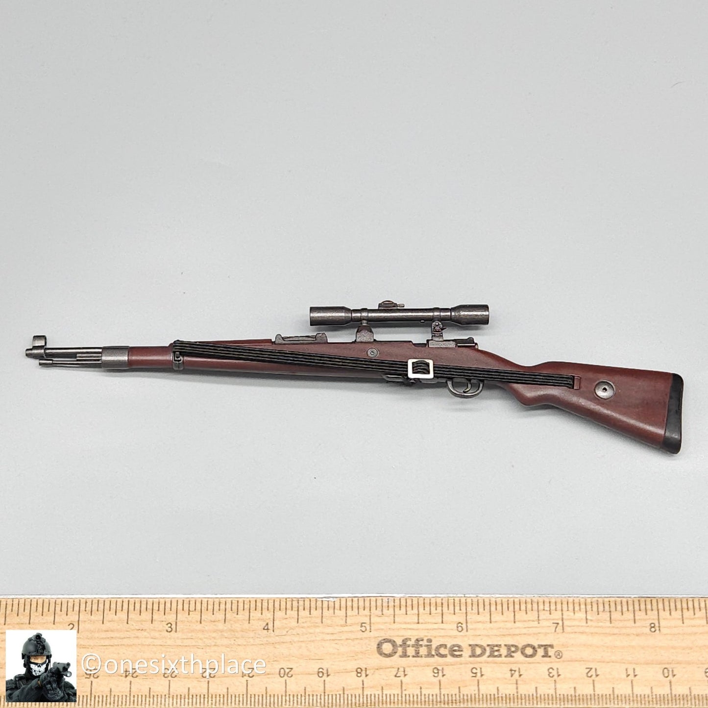 1:6 Dragon WWII German Major Kater 98K Sniper Rifle w/ Scope for 12" Figures