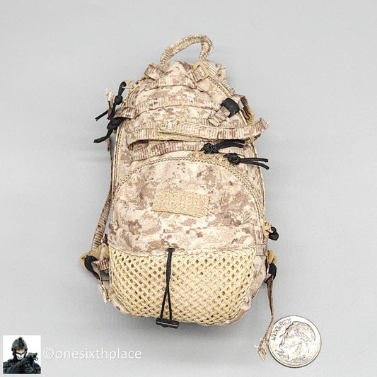 1:6 scale Easy Simple AOR1 Camo Backpack for 12" Figures
