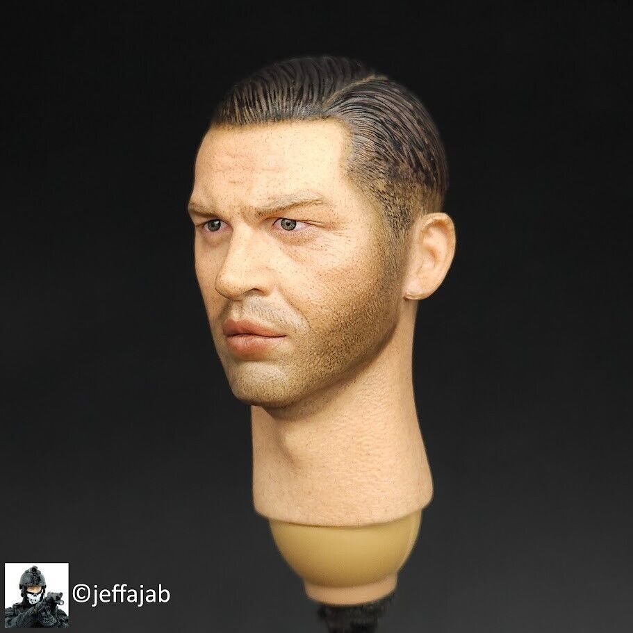1:6 scale Alert Line WWII Soviet NKVD Officer Male Head Sculpt for 12" Figures