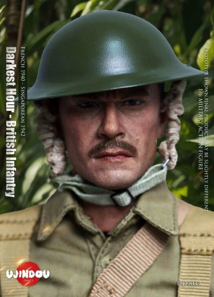 1:6 scale Ujindou British Infantry France 1940 Singapore 1942 12" Figure UD-9039