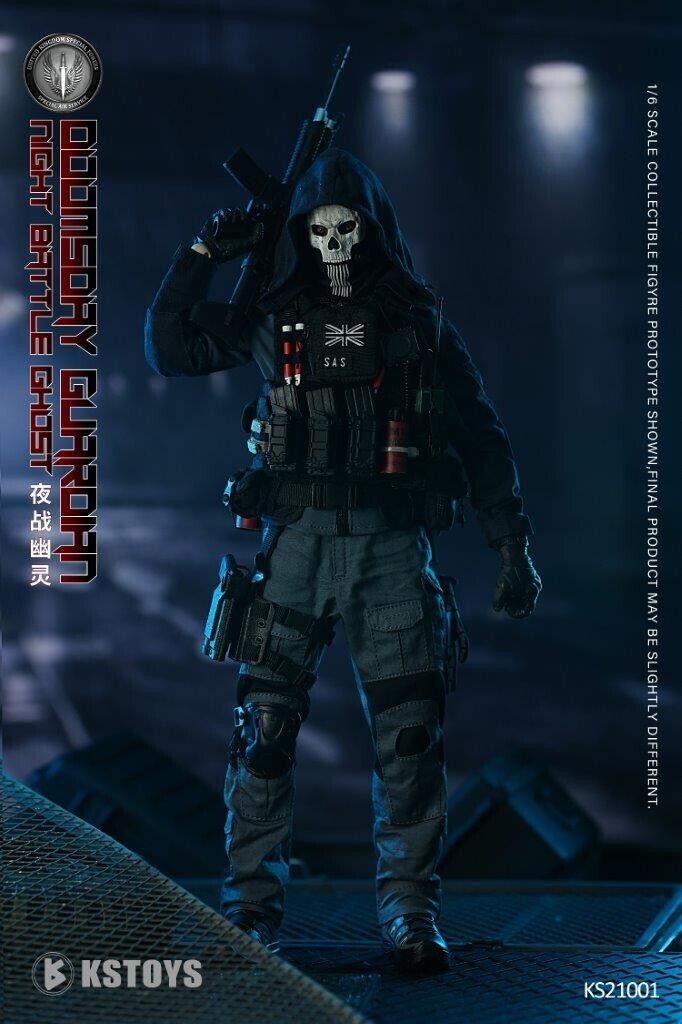 1:6 KSToys Doomsday Guardian Black Display Stand Base for 12" Figures