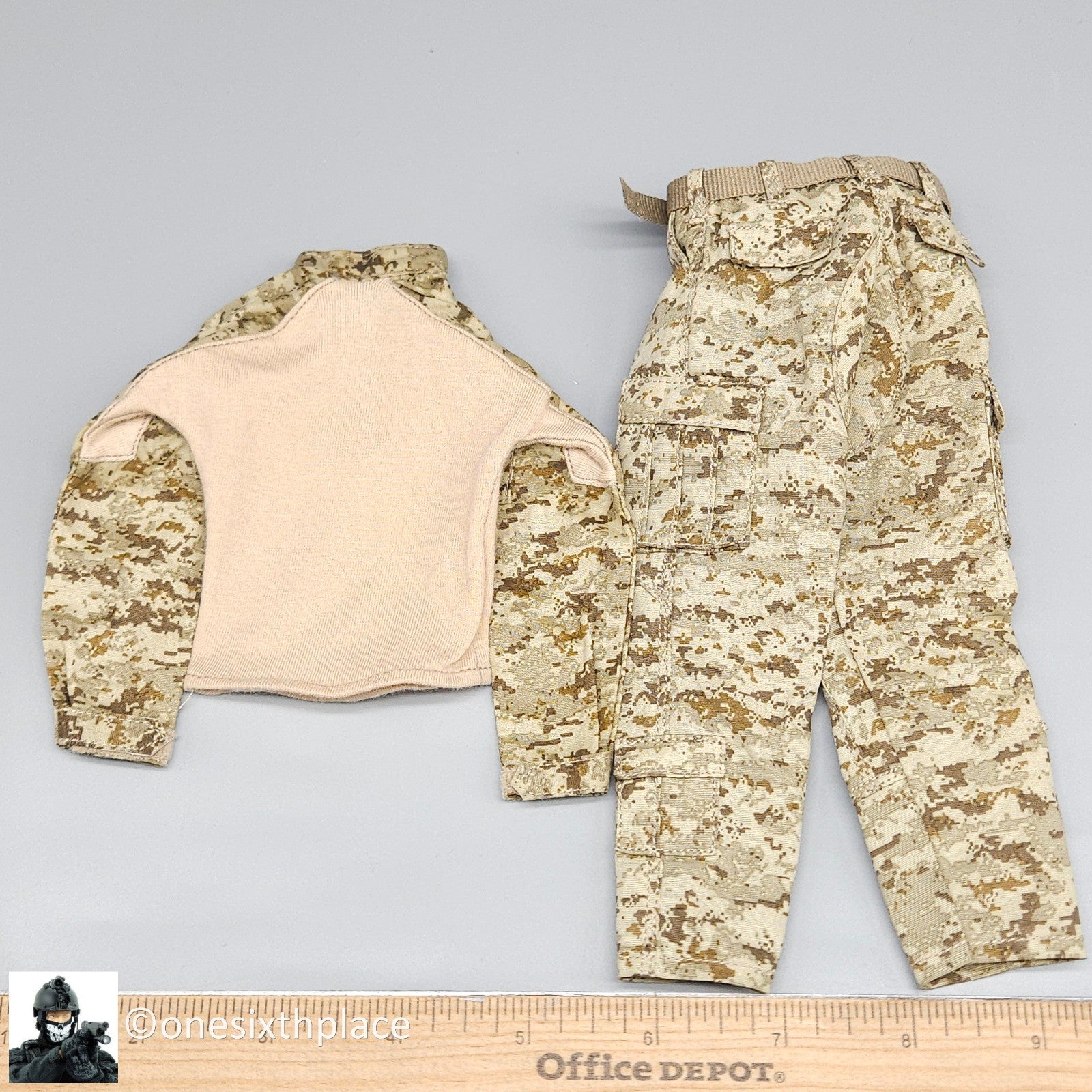 1:6 scale Soldier Story USMC 2nd MEB Desert MARPAT Uniform for 12" Figures